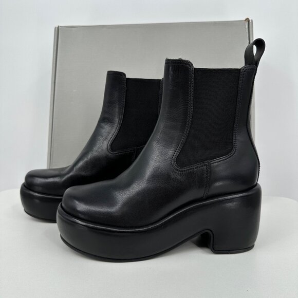 Everlane The Puffa Boot in Black size 7 Chelsea Ankle 3.25" Chunky Platform po - Picture 4 of 12